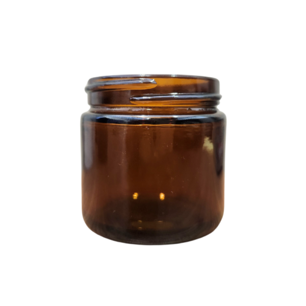 1 oz amber glass jar resized