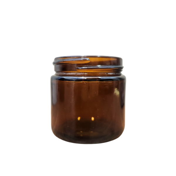 1 oz amber straight sided jar