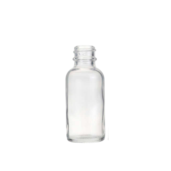 1 oz clear boston bottle