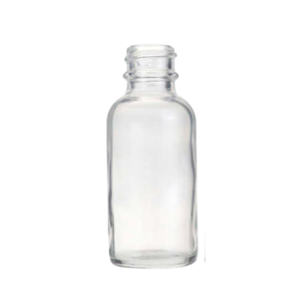 1 oz clear boston glass bottle resized