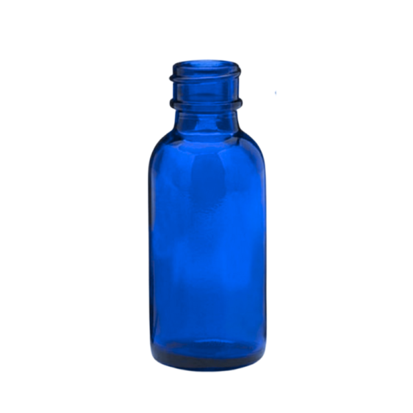 1 oz cobalt blue boston glass bottle resized