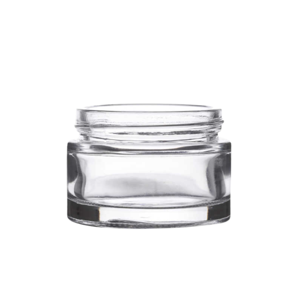12 oz clear glass jar