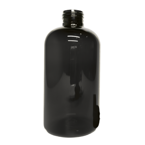 16 oz black boston squat round bottle resized