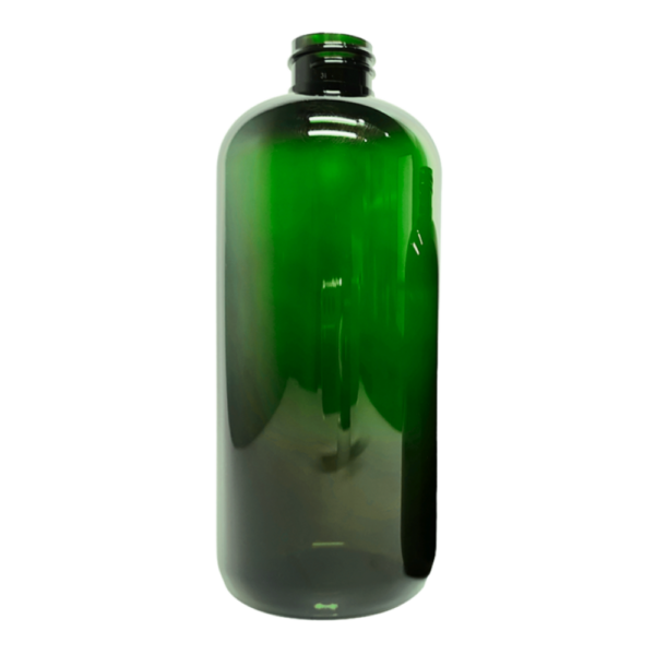 16 oz emerald green boston round bottle resized