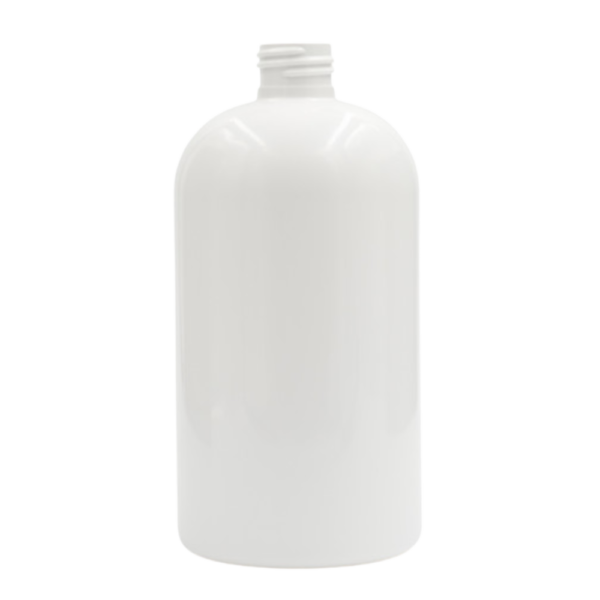 16 oz white boston squat round bottle resized