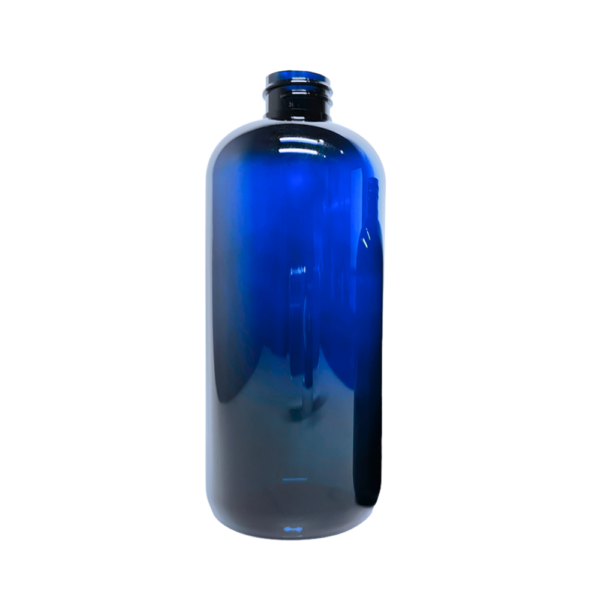 16oz cobalt blue boston round bottle (1)
