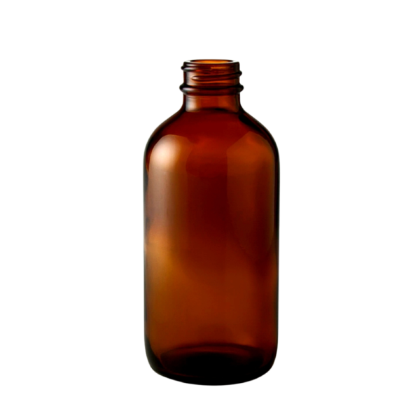 2 oz amber boston glass bottle resized