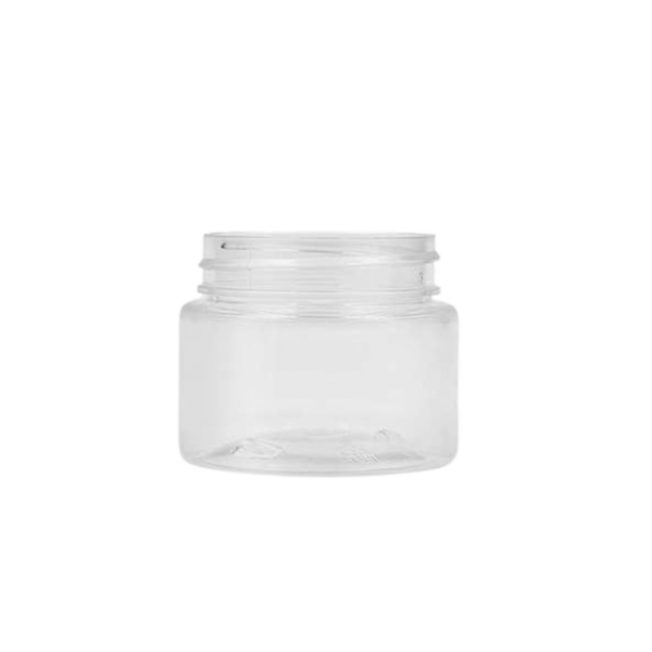 2 oz clear straight sided pet jar