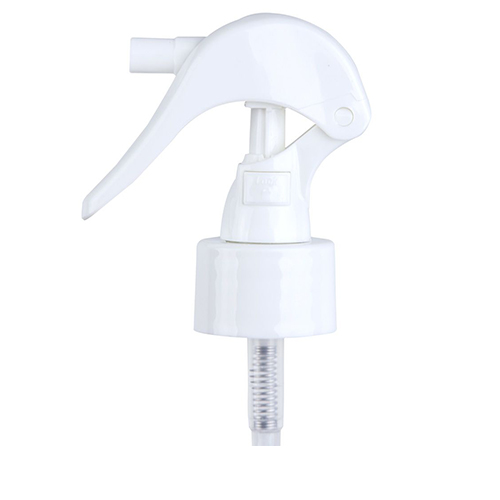 24 410 White Mini Fine Mist Trigger Sprayer with Lock Botton