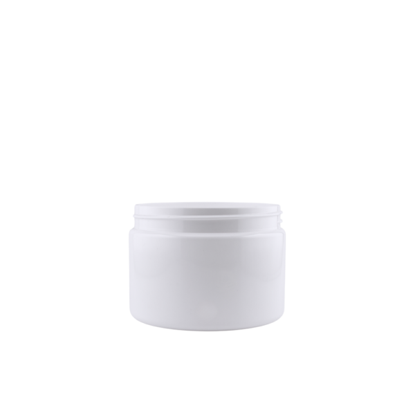 2oz white pp plastic double wall jar