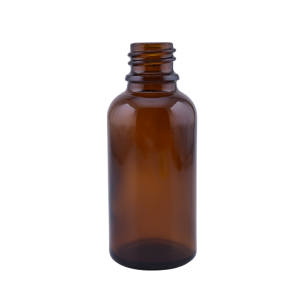 30 ml amber euro round bottle resized