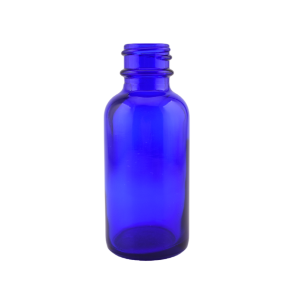 30 ml cobalt blue euro round bottle resized