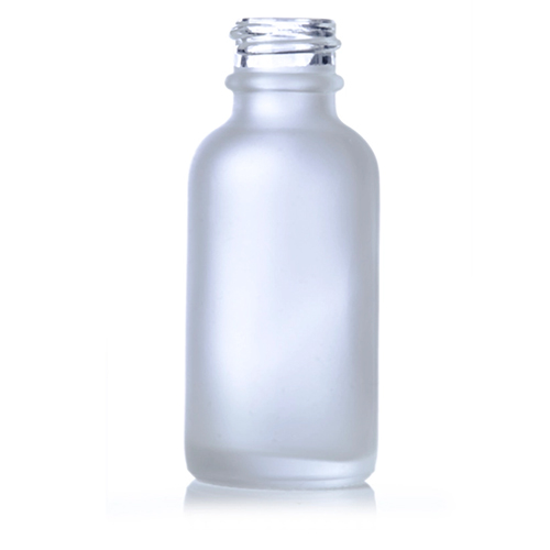 30ml Frosted Clear Euro Round Glass Bottle with 18 Din Neck Finish