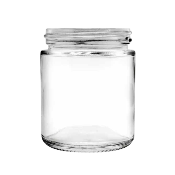 4 oz clear glass jar resized