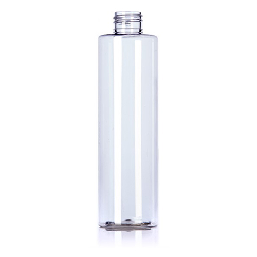 6 oz Clear PET Cylinder Round Bottle with 24 410 Neck Finish