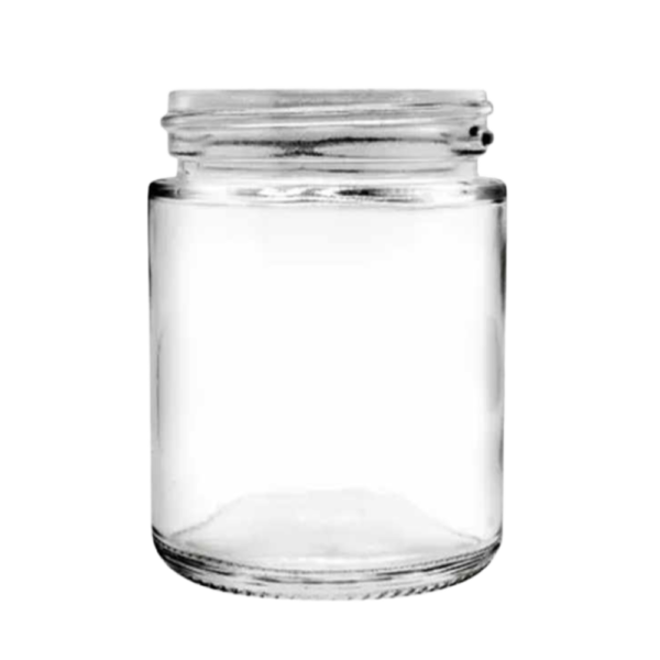 6 oz clear glass jar resized