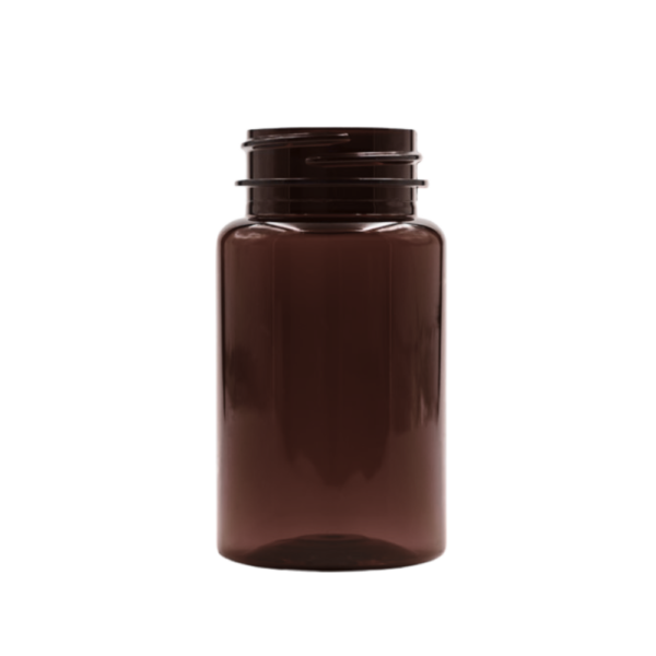 75 cc dark amber pet packer bottle resized