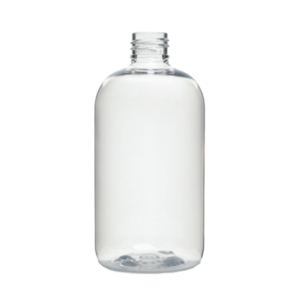 8 oz clear boston squat round bottle resized
