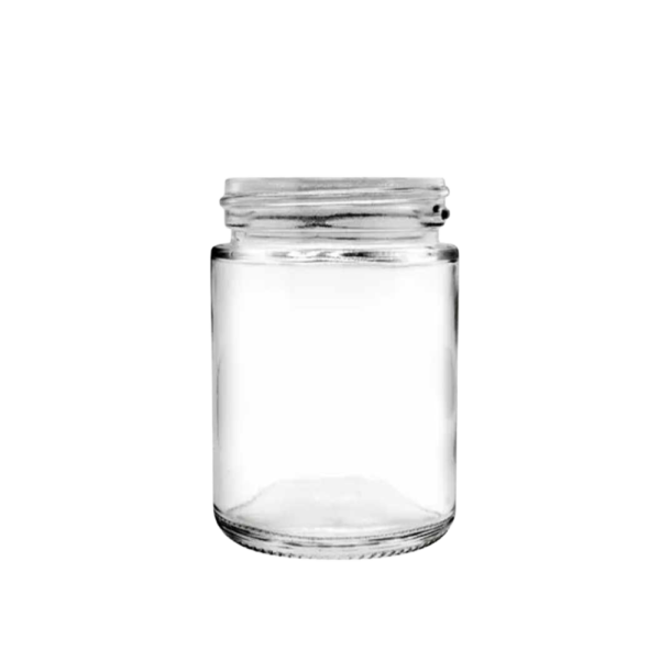 9 oz clear straight sided jar
