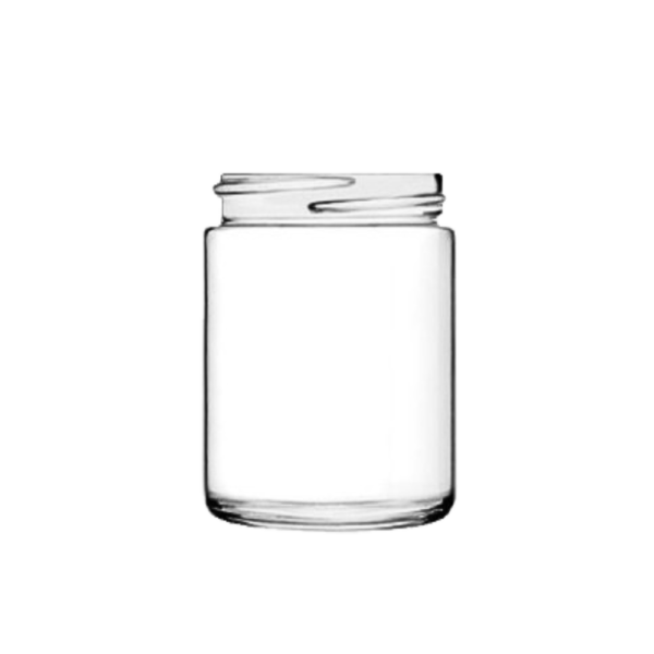 9oz clear straight sided jar