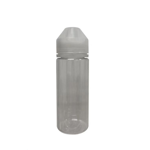 Omega 120ml PET Clear bottle PE natural clear tip assembled in PP TE CRC Cap Natural Clear