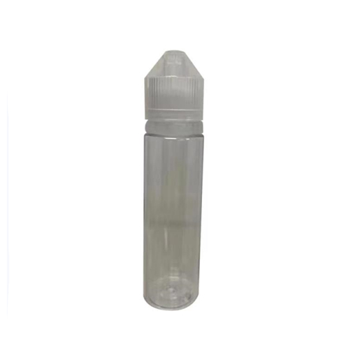 Omega 60ml PET Clear bottle PE natural clear tip PP TE CRC Cap Natural Clear