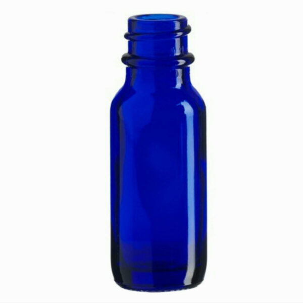 VP1505 0.5 oz Cobalt Blue Boston Glass Bottle