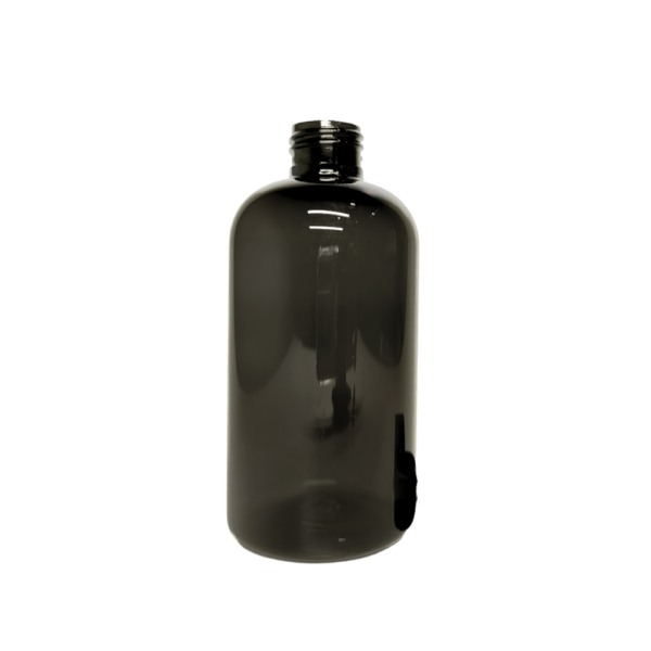 pet black squat bottle