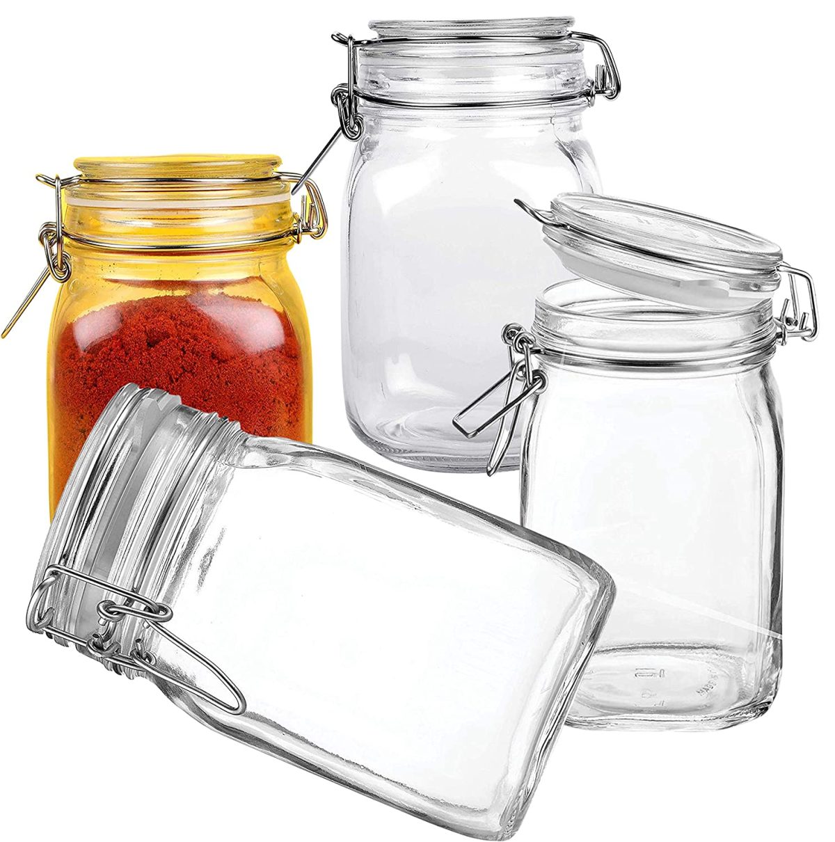 Glass Jars With Lid Keep The Contents Fresh Victorie Packaging