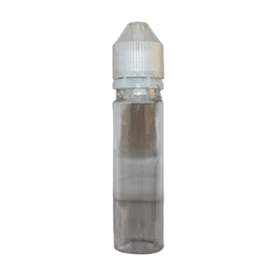 60ml Clear Unicorn Bottle Grey Cap