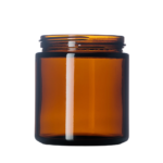 4 oz amber glass straight sided round jar with 58 400 neck finish 4oz removebg preview