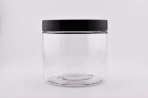 pet jar black lid