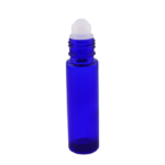 roll-on bottle by victorie packaging in cobalt blue