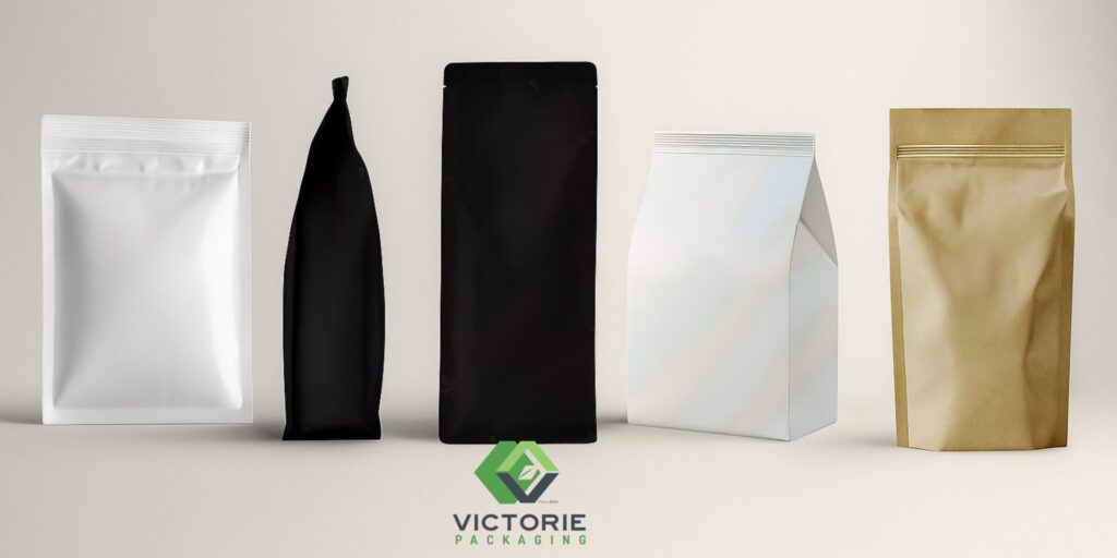 Flexible pouches, boxed pouches, standup pouches, flat pouches, gusetted pouches